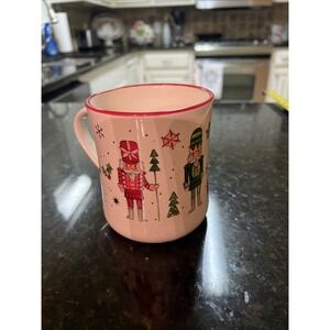 Peppermint Pine Nutcracker Christmas Mug Coffee Hot Chocolate‎ Festive Red Green